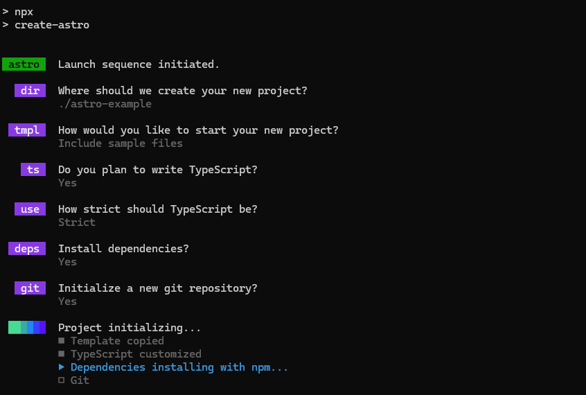 npx create-vite